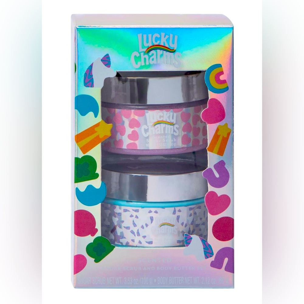 Lucky Charms Sweet Scented Branded Body Scrub And Body Butter Set